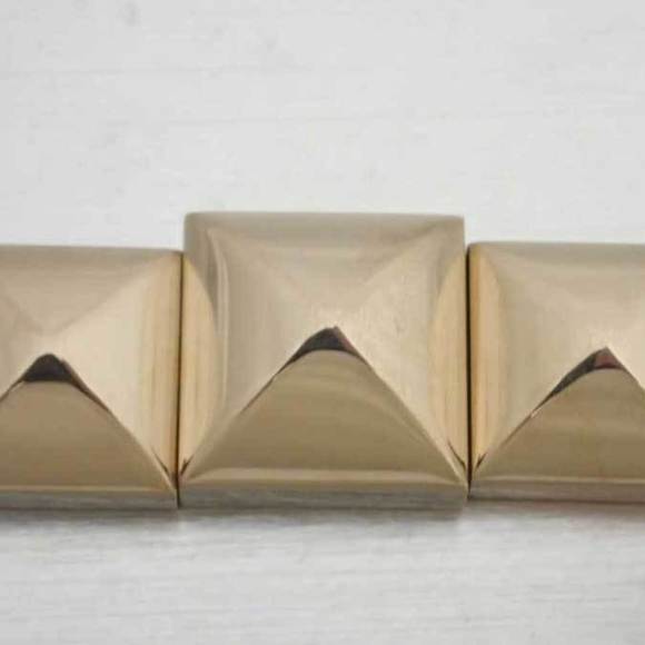 HERMES scarf ring Medor light gold metal material ladies